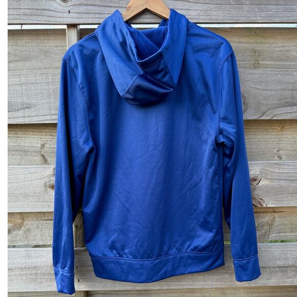 New York Giants NFL Combine Authentic blue hoodie sweatshirt Men's Size Small - Picture 2 of 5